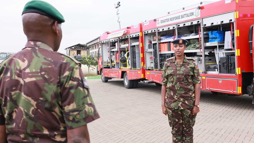 DTRA Conducts Transfer of Property and New Equipment Training Ceremony with Kenya Defence Forces