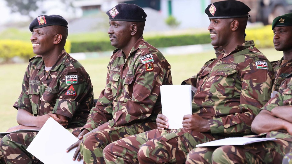 DTRA Conducts Transfer of Property and New Equipment Training Ceremony with Kenya Defence Forces