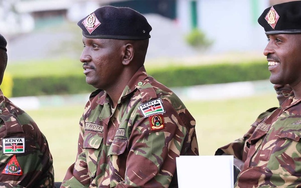 DTRA Conducts Transfer of Property and New Equipment Training Ceremony with Kenya Defence Forces