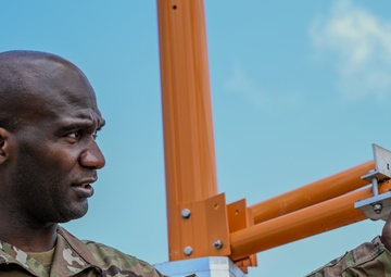 Airmen with the 213th Engineering Installation Squadron Survey Communication Towers in the Azores, Portugal