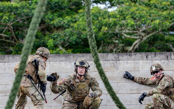 25th Combat Aviation Brigade Assists In Fast Rope Insertion And Extraction System Training