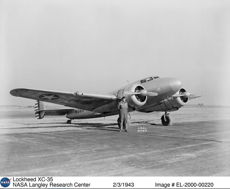 The Birth of Pressurized Flight-1-Lockheed_XC-35-2