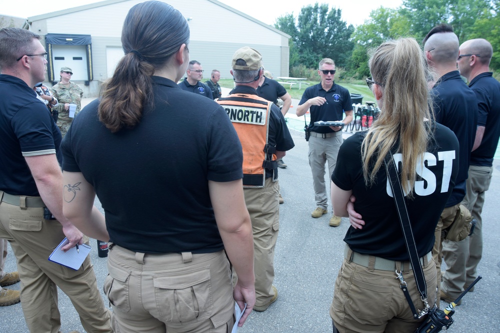 Wisconsin Guard Civil Support Team trains in real-world setting