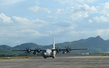 C-130H Hercules arrive in Vietnam during Pacific Angel 24-3