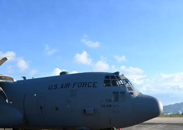 C-130H Hercules arrive in Vietnam during Pacific Angel 24-3