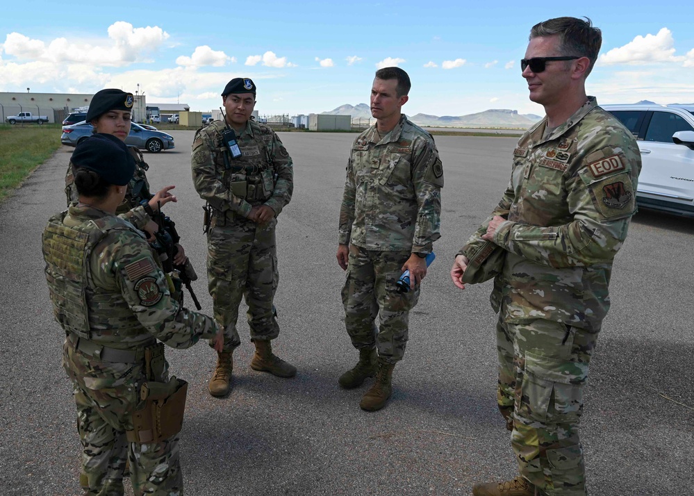 Command team visits airmen: Mosaic Lightning 24-02