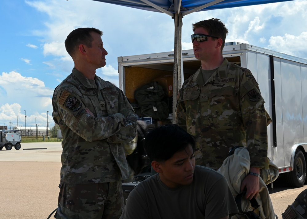 Command team visits airmen: Mosaic Lightning 24-02