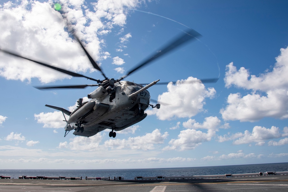 Flight Operations Aboard USS America (LHA 6)