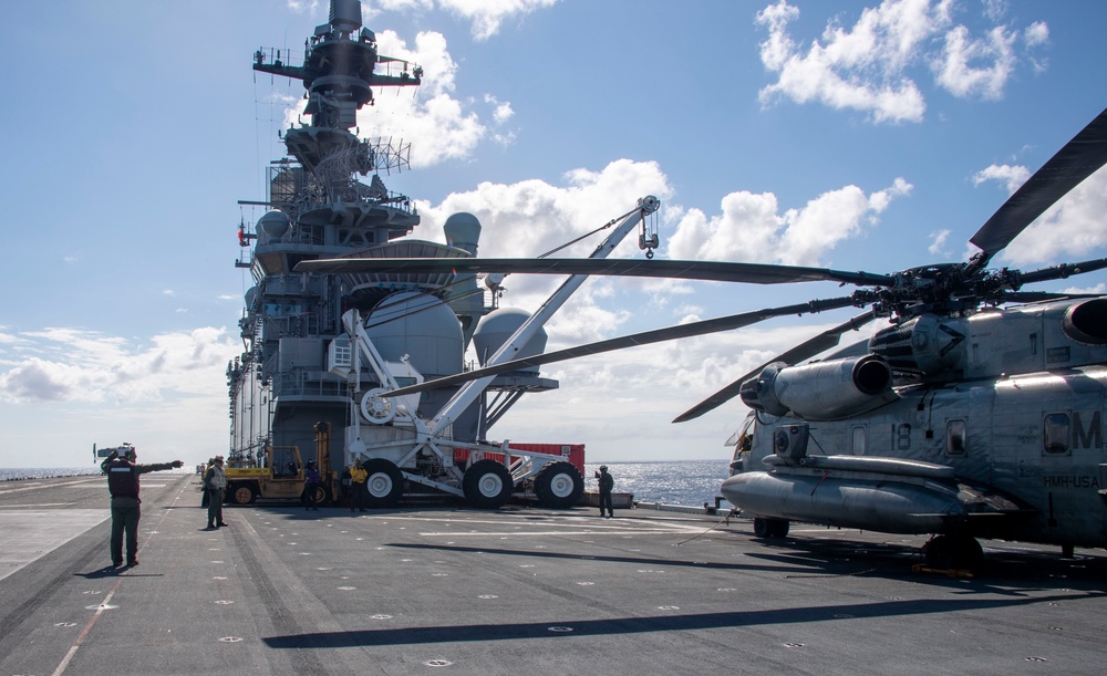 Flight Operations Aboard USS America (LHA 6)