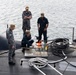 Sailors Aboard USS Hawaii Perform Bridal Blow Maintenance during STMP at HMAS Stirling