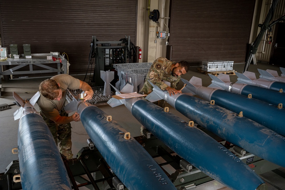 35th MXG Munitions Flight: one bomb at a time