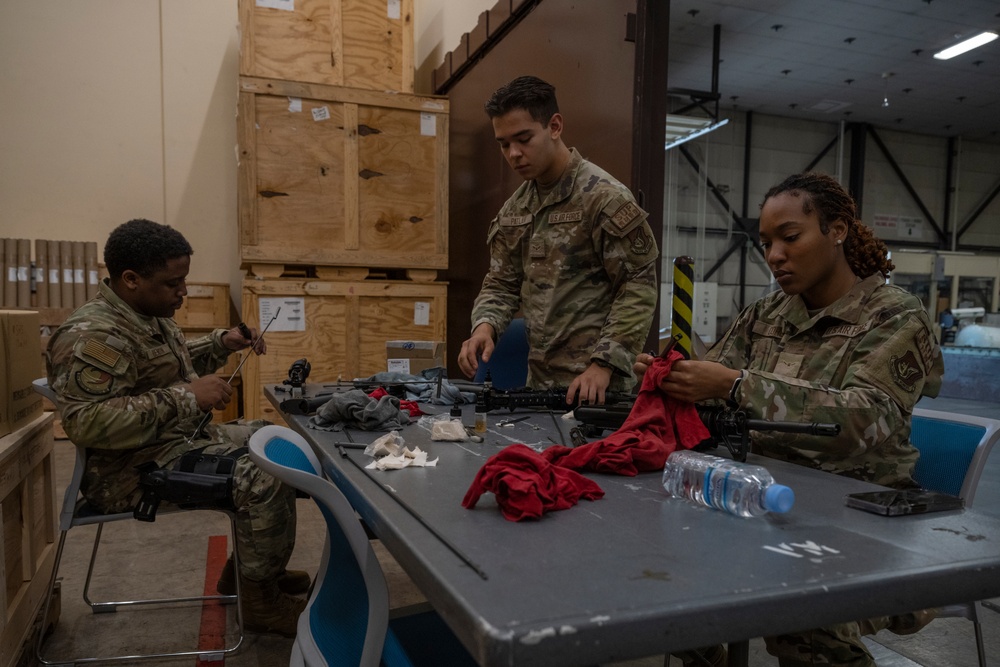 IPE Team Spruces Up Our Arsenal: Quarterly Weapons Cleaning in Action