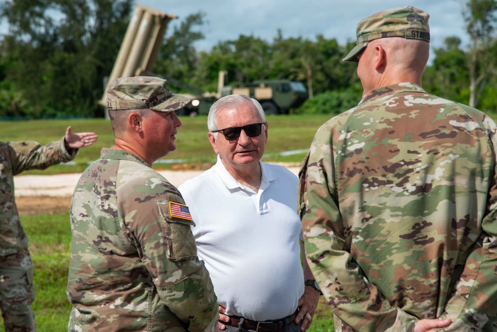 Sen Reed Tours Military Installations on Guam