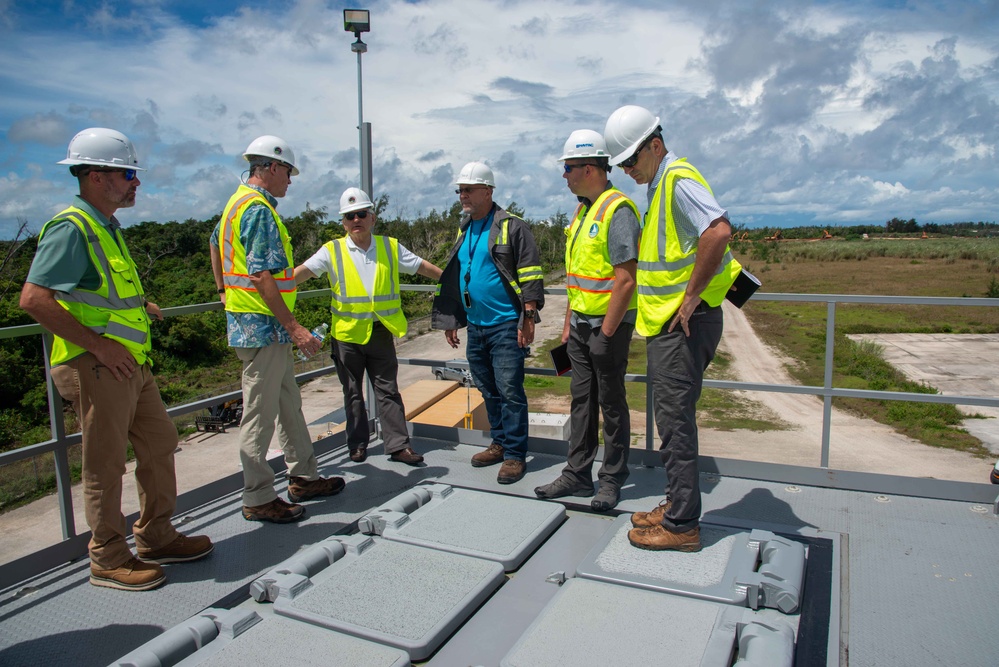 Sen Reed Tours Military Installations on Guam