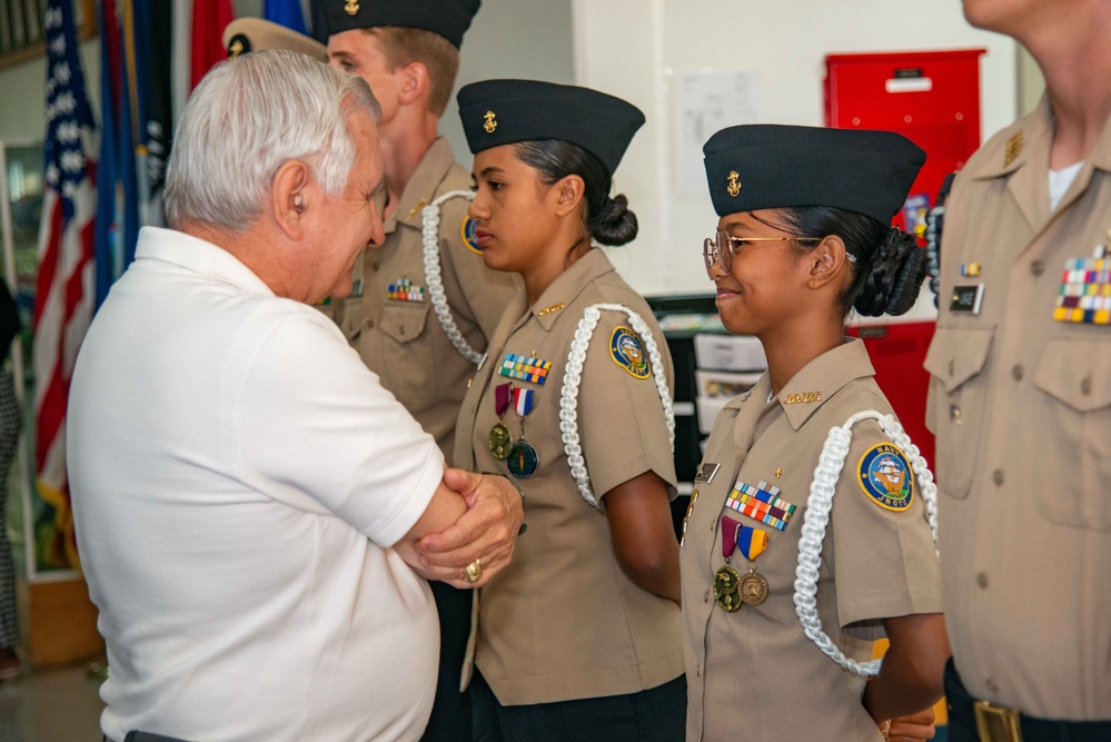 Sen Reed Tours Military Installations on Guam