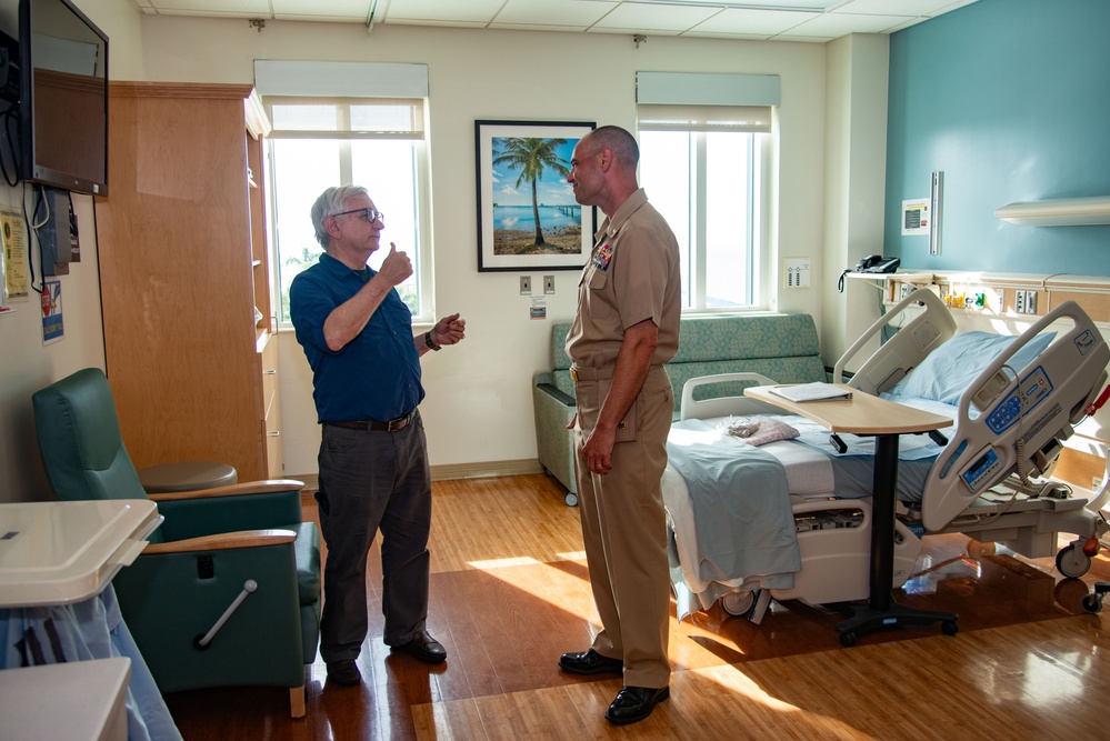 Sen Reed Tours Military Installations on Guam