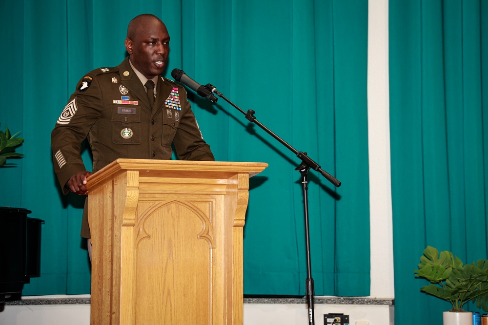 Sgt. Morales Club Induction Ceremony