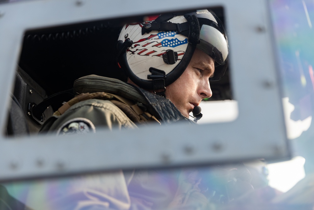 Multinational service members parachute from C-130J Super Hercules during Super Garuda Shield 2024
