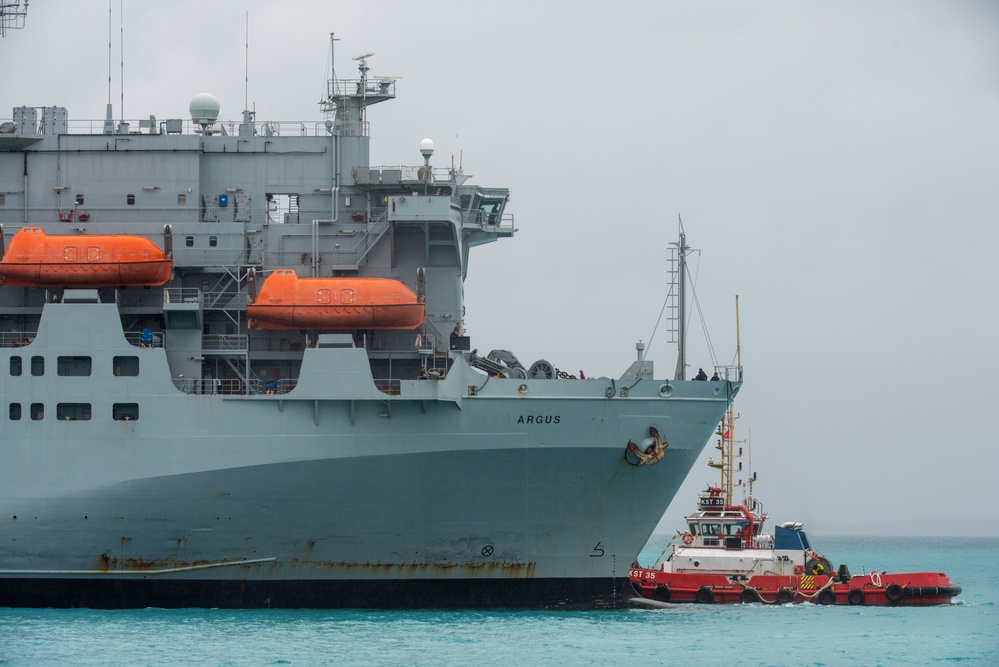 British navy ship RFA Argus