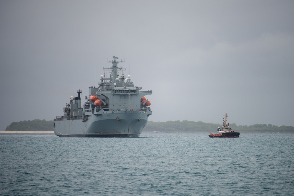 British navy ship RFA Argus