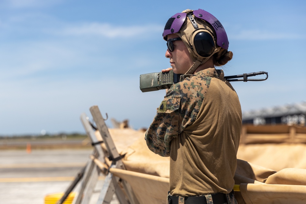 MRF-D 24.3: U.S. Marines refuel aircraft at FARP during Super Garuda Shield 24