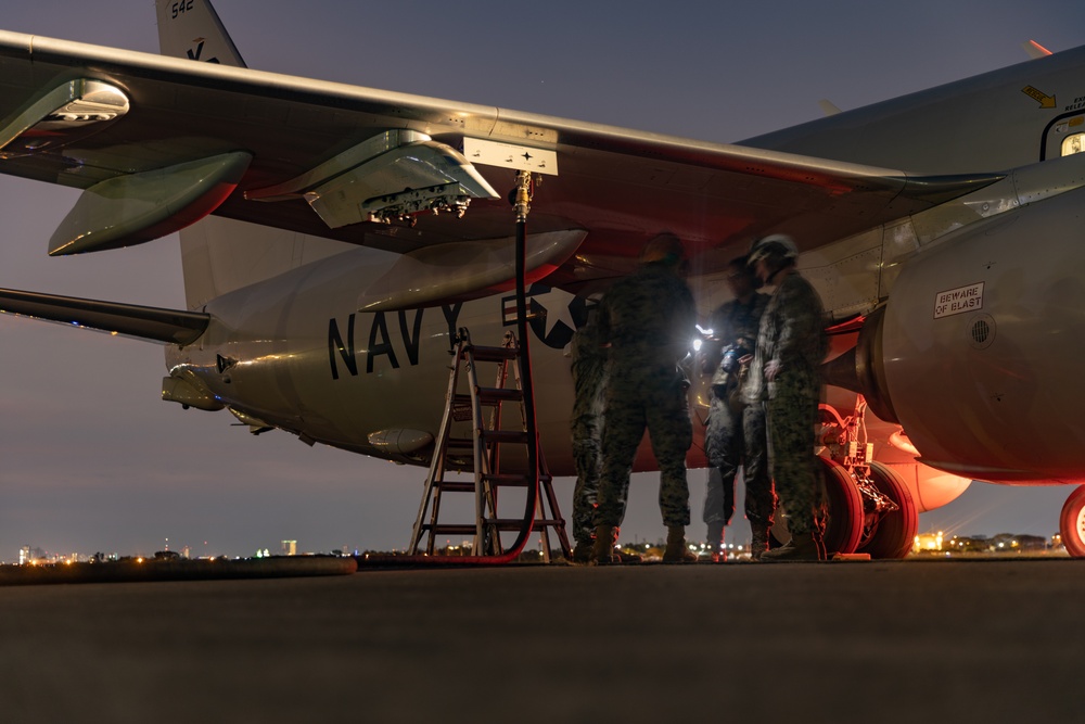 MRF-D 24.3: U.S. Marines refuel aircraft at FARP during Super Garuda Shield 24