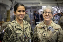 MAINEiacs and USNR Sailors Board USS John Basilone