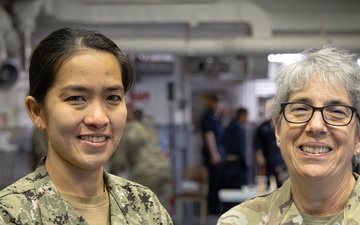 MAINEiacs and USNR Sailors Board USS John Basilone