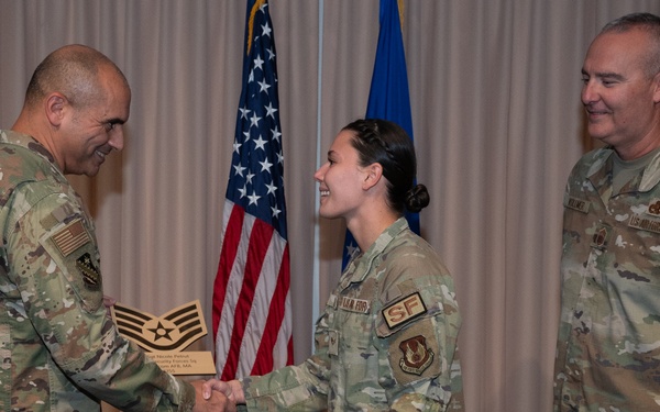 Senior leaders recognize E-5 promotions