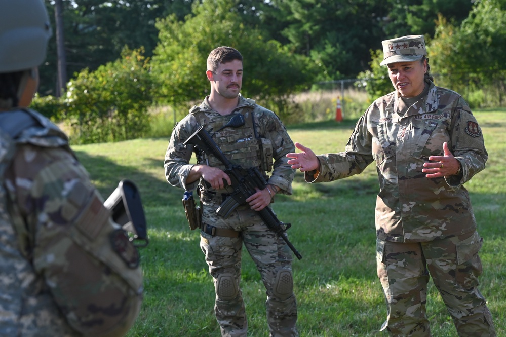 AFMC deputy commander visits Hanscom AFB