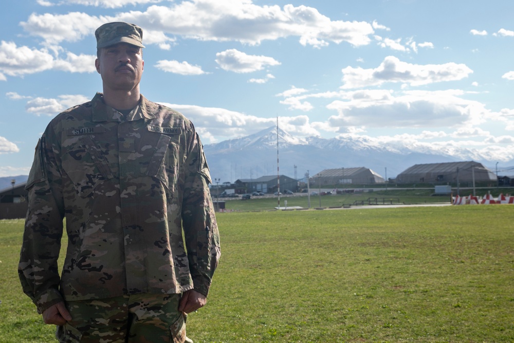 Promotion Ceremony at Camp Bondsteel