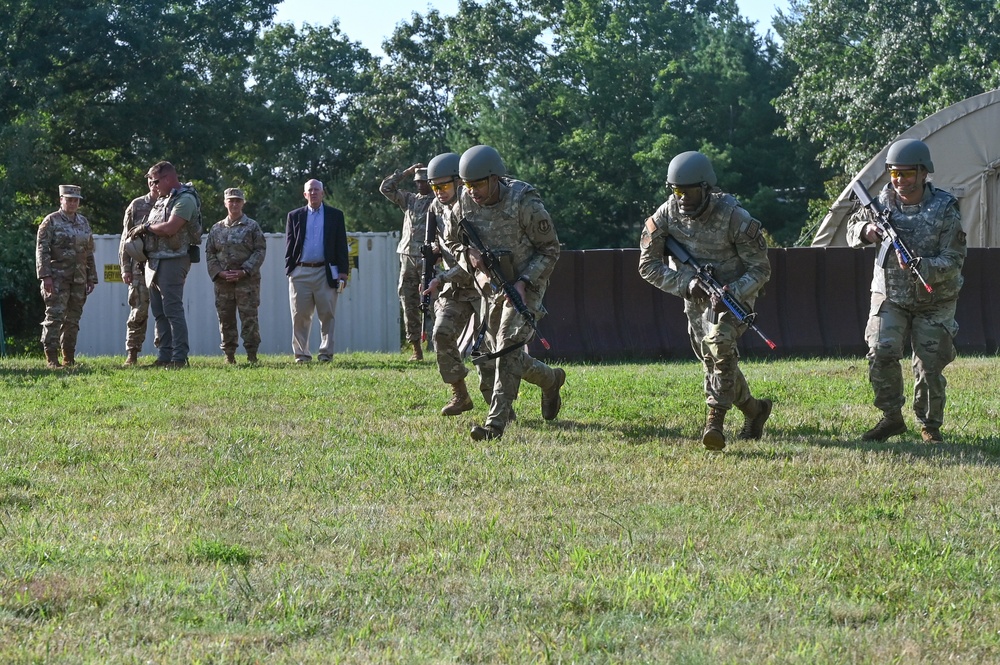 AFMC deputy commander visits Hanscom AFB