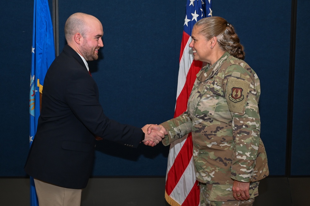 AFMC deputy commander visits Hanscom AFB