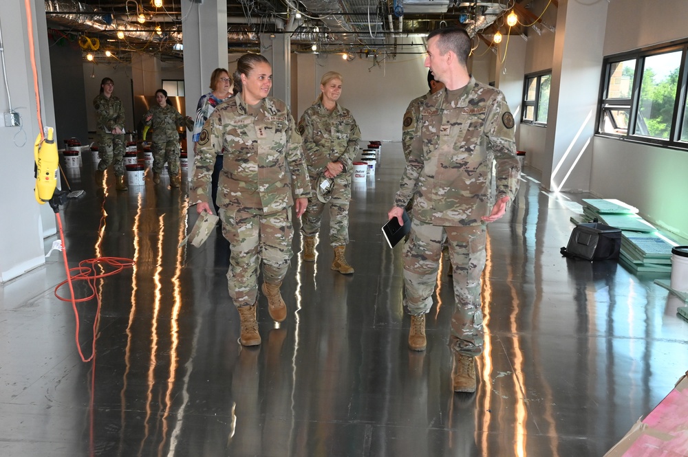 AFMC deputy commander visits Hanscom AFB