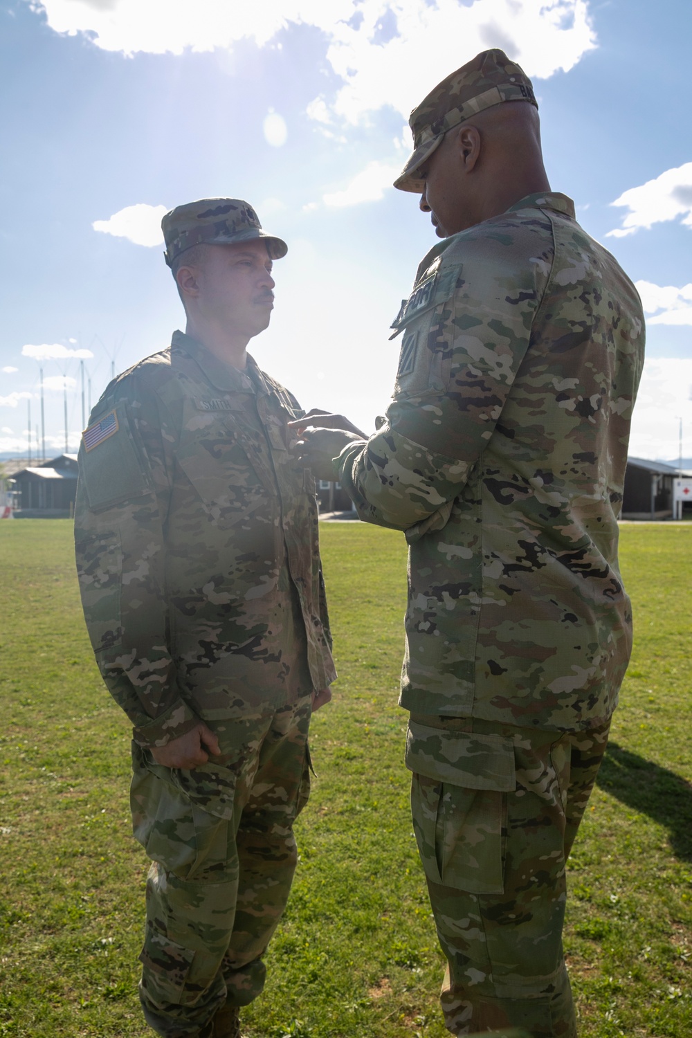 Promotion Ceremony at Camp Bondsteel