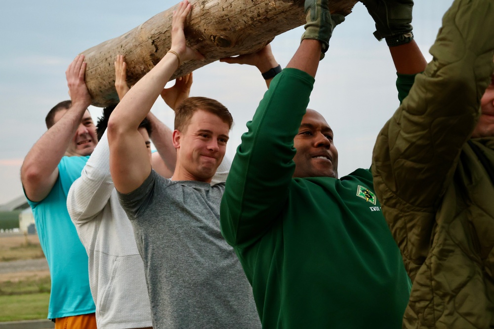 588th BEB conducts an Iron Warrior physical training event in Poland