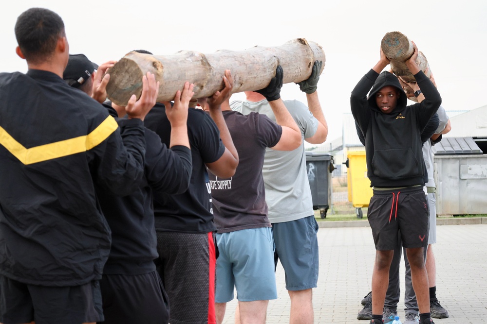 588th BEB conducts an Iron Warrior physical training event in Poland