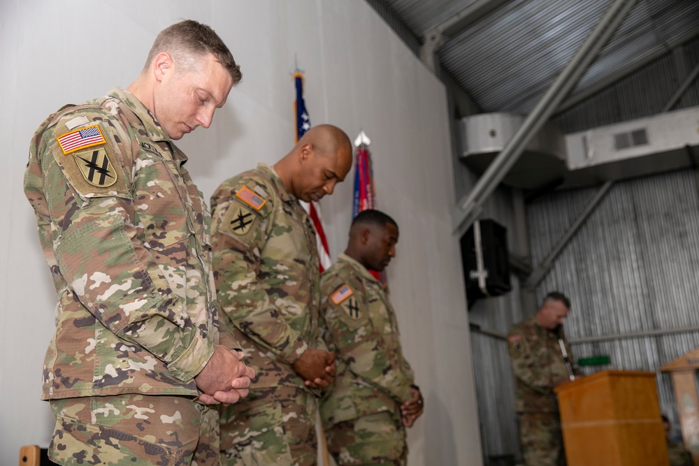 Promotion Ceremony at Camp Bondsteel