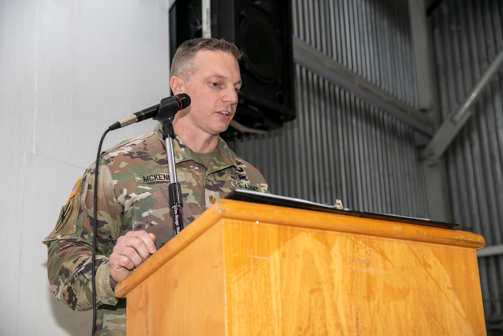 Promotion Ceremony at Camp Bondsteel