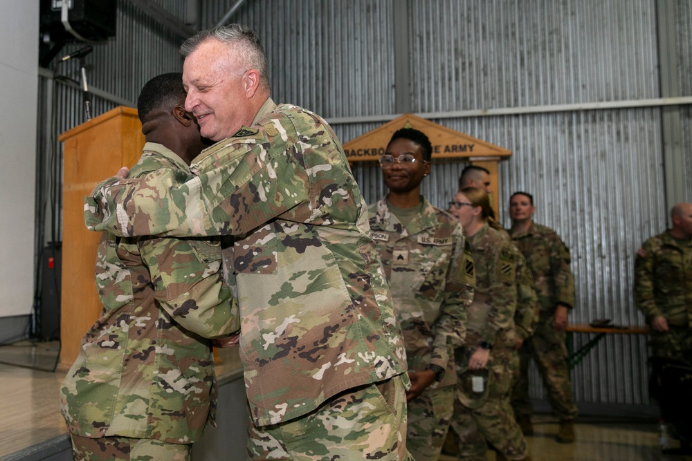 Promotion Ceremony at Camp Bondsteel