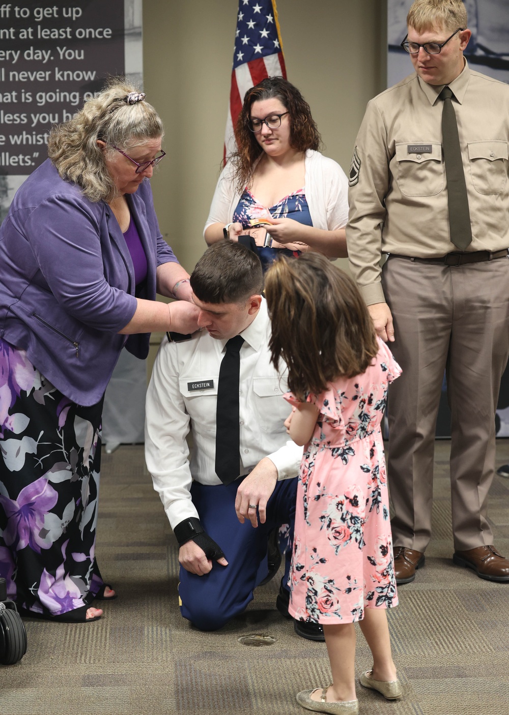 Chief Warrant Officer Nathaniel Eckstein Promotion Ceremony