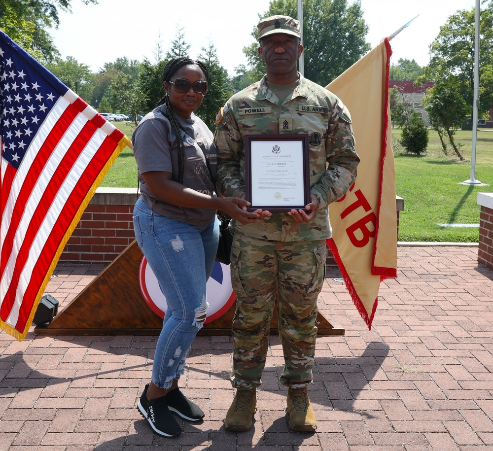 Master Sgt. Paul Powell Lateral Promotion