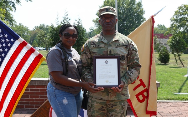 Master Sgt. Paul Powell Lateral Promotion