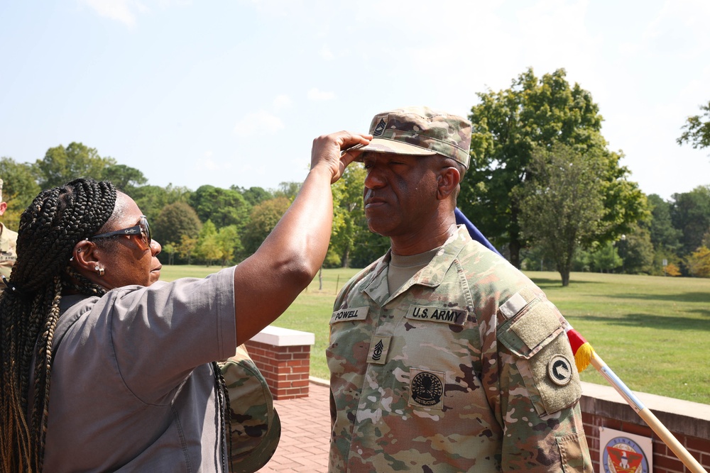 Master Sgt. Paul Powell Lateral Promotion