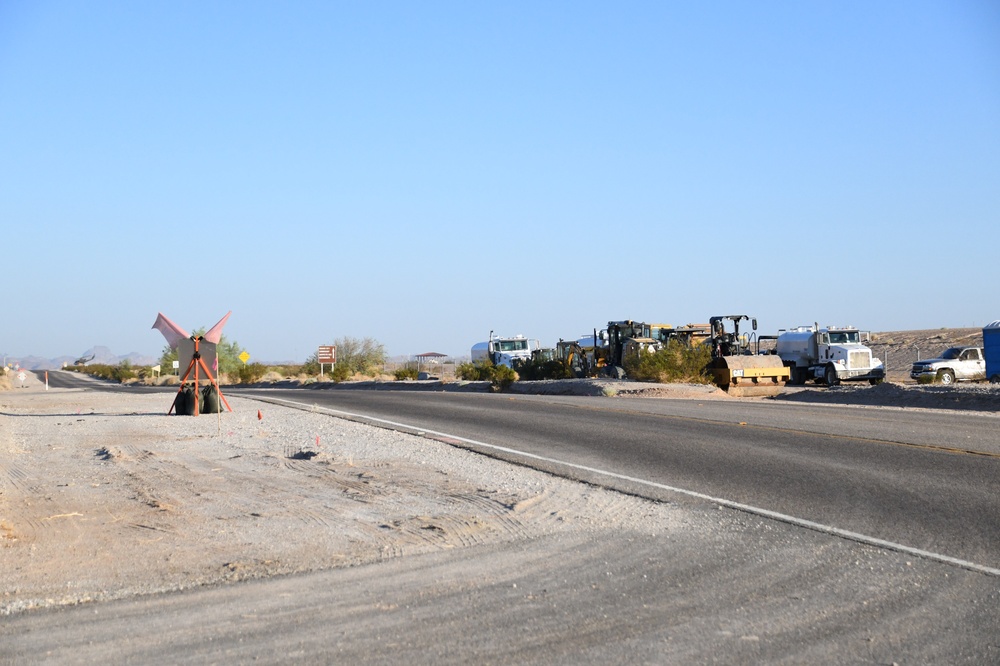 Keep an eye out for road work on Imperial Dam Road