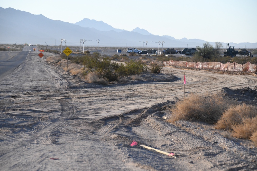 Keep an eye out for road work on Imperial Dam Road