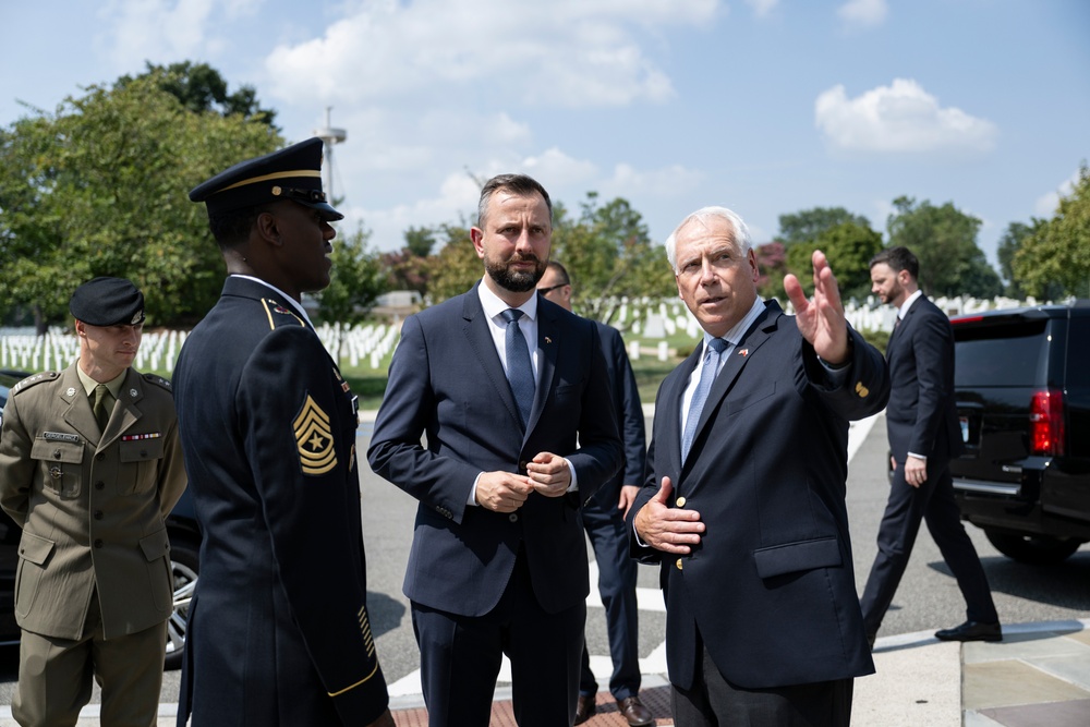 Polish Defense Minister Wladyslaw Kosiniak-Kamysz Visits ANC