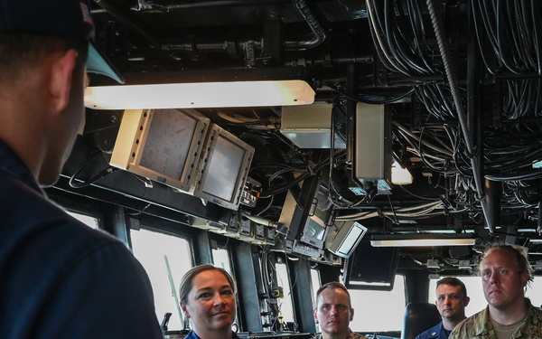 US Coast Guard, US Navy, Royal Danish navy and Royal Canadian navy commemorate the beginning of Operation Nanook