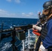 Coast Guard Cutter Northland crew members conduct gunnery exercise at sea
