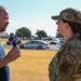 97th AMW Airmen meet with media during the 26th Annual Cattle Drive